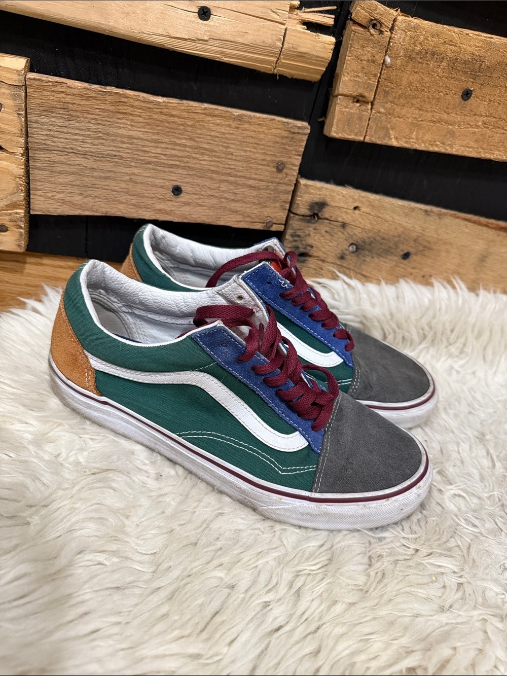 VANS Old Skool Shoes Low Top SB
Canvas Suede Multicolor Mens 8‎ - Womens 9.5
